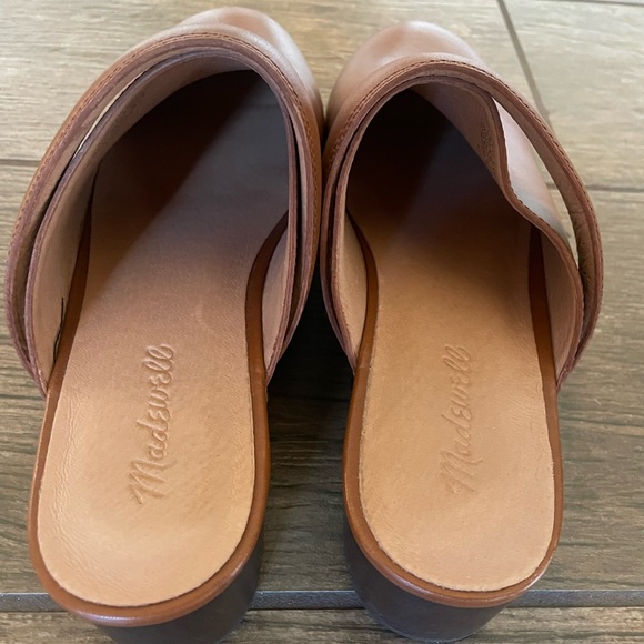 Madewell The Cecily Clog in Oiled Leather sz 8.5 NG681 - Picture 6 of 6